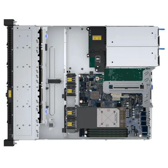 ThinkSystem SR250 V3 internal view