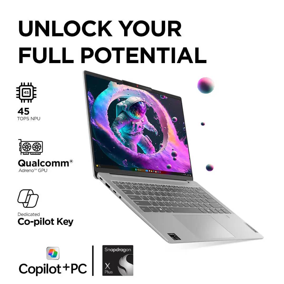 Lenovo IdeaPad Slim 5x Gen 9 (14) laptop | Snapdragon®-powered