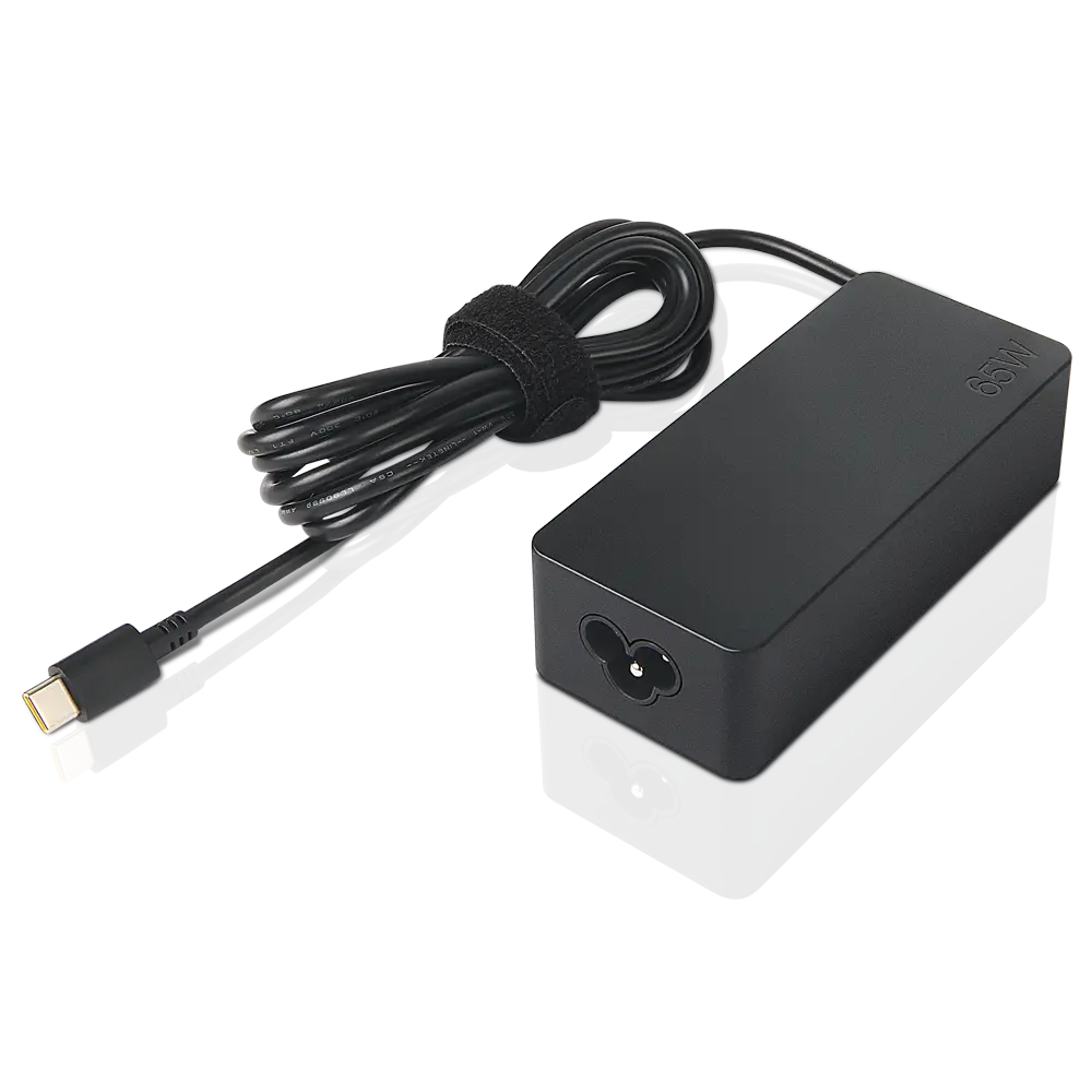 Cargador adaptador de alimentación de CA de 65 W de Lenovo (punta USB tipo C)