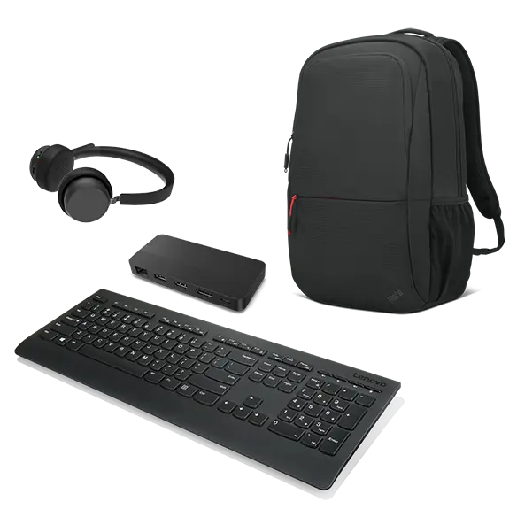 

Lenovo Accessory bundle - 16" Backpack, USB-C Dock, Wireless Headset, Wireless Keyboard