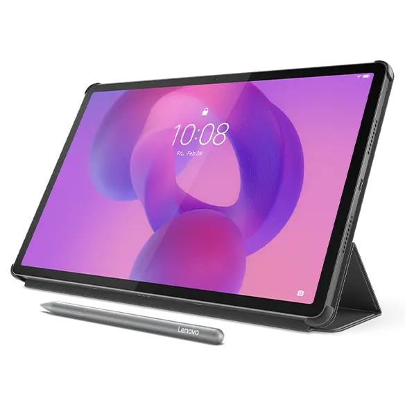 Lenovo Idea Tab Pro (8GB 128GB) (Wifi) - Luna Grey + Pen & Folio (Grey) MediaTek Dimensity 8300 Processor (3.35 GHz )/Android/128 GB UFS 3.1