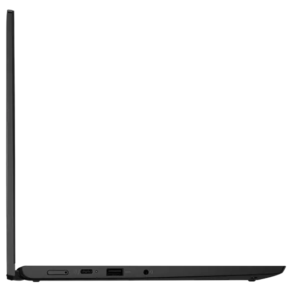 Left side view of ThinkPad L13 2-in-1 Gen 5 laptop, showing ports and slots.