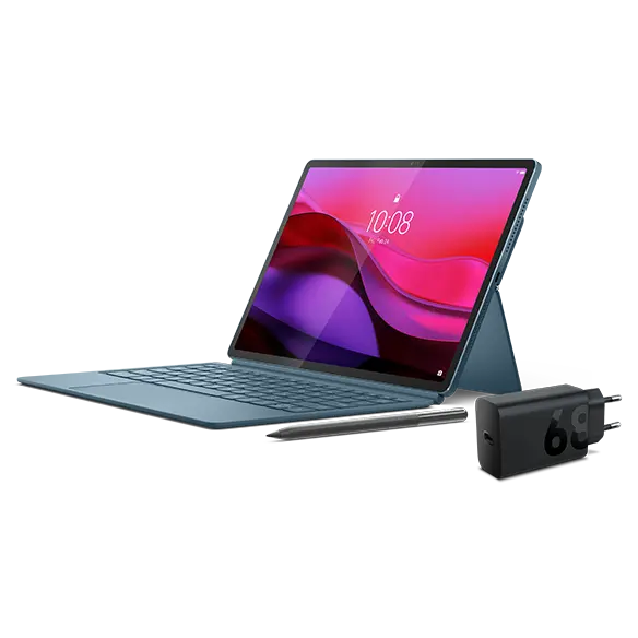 Lenovo Yoga Tab Plus (16GB 256GB) Pen, Keyboard & Charging Adaptor Bundle Processador Qualcomm® Snapdragon™ 8 Gen 3 (3,30 GHz )/Android 14 or Later/256 GB UFS 4.0