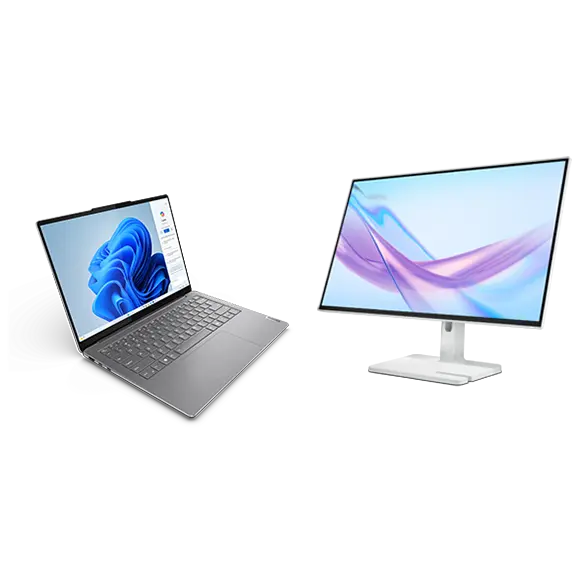 Lenovo Yoga Slim 7i 14 (Ultra 7-Windows 11 Home-16GB-512GB) + Monitor Lenovo L27q-4A 2K QHD (27
