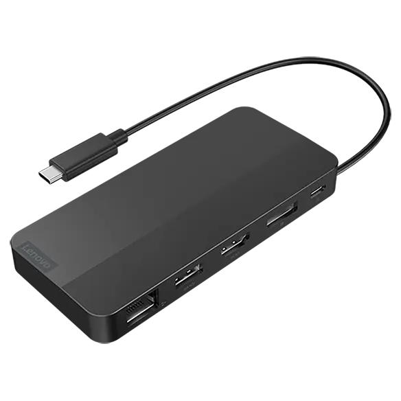 Lenovo USB-C Dual Display Travel Dock (w/ adapter) | 40B90100CH