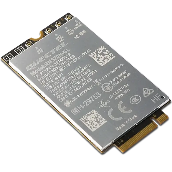 RM520n-GL 5G対応M.2 Key B WWANモジュールCPE ThinkPad Quectel RM520N-GL 5G M.2 WWAN Module for X1 2-in-1