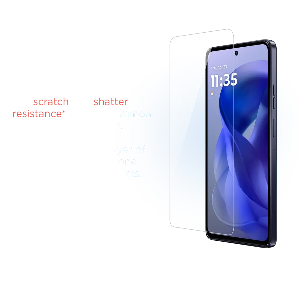 Motorola Essentials Glass Screen Protector for Moto G Power (2025
