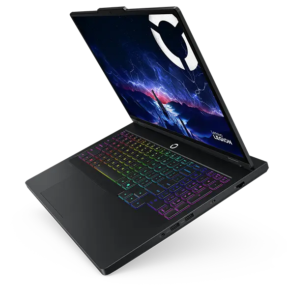 Emphasizes Legion Pro 5i Gen 10’s connectivity options and TrueStrike keyboard layout.
