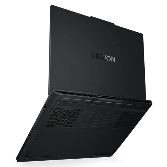 Highlights Legion Pro 5i Gen 10’s bottom vents and cooling grid for airflow optimization.