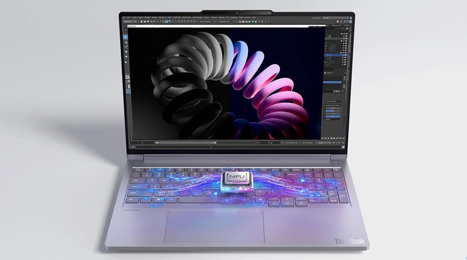 Discrete GPU on the Lenovo ThinkBook 16p Gen 6 laptop provides powerful graphics performance, perfect for complex simulations and AI tasks.