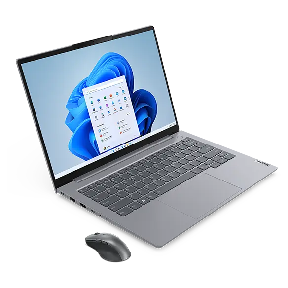 Lenovo ThinkBook 14 G6 AMD (R5-7430U 16G 512G W11Pro) + Mouse bluetooth ricaricabile Processore AMD Ryzen™ 5 7430U (da 2,3 GHz fino a 4,3 GHz)/Windows 11 Pro 64/512 GB SSD M.2 2242 PCIe Gen4 TLC