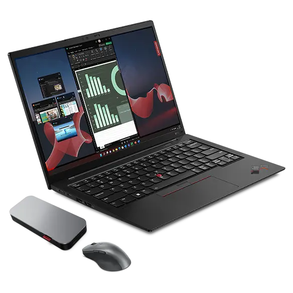 Lenovo ThinkPad X1 Carbon G11 (i7-1365U vPro 32G 1T W11Pro) + Mouse bluetooth ricaricabile + Power Bank (20.000 mAh) per Notebook Processore Intel® Core™ i7-1365U vPro® di tredicesima generazione (E-core fino a 3,9 GHz P-core fino a 5,2 GHz)/Windows 11 Pr