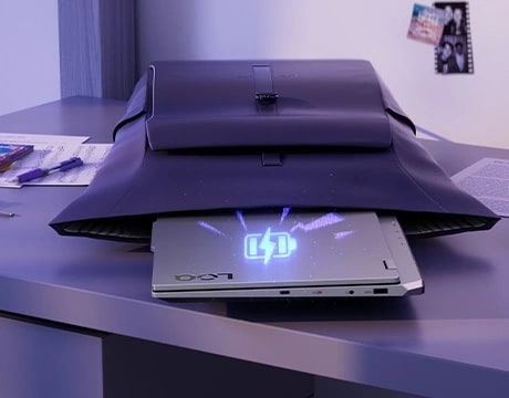 Emphasizes LOQ 15IRX10’s portable power for productivity on the go.