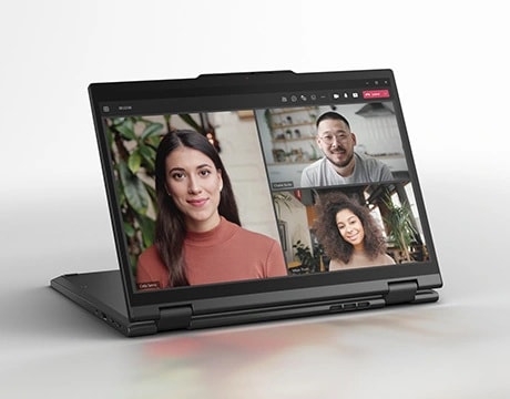 Display options are super bright, up to 500nit for the Lenovo ThinkPad T14s 2-in-1 laptop.