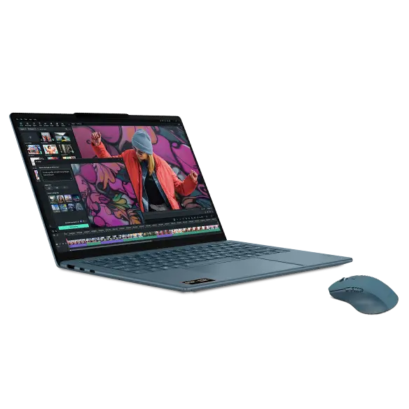 Lenovo Yoga Slim 7 14 R7-32GB-1TB + Maus AMD Ryzen AI 7 350 Prozessor 2,00 GHz bis zu 5,00 GHz, Windows 11 Home 64, 1 TB SSD M.2 2242 PCIe 4.0 TLC, 14 Inch, Tidal Teal