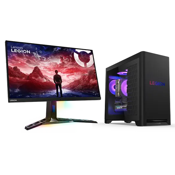 Lenovo Legion Tower 5i Gen 10 (Intel) + Monitor Y32p Intel® Core™ Ultra 7 265KF Processor (E-cores up to 4.60 GHz P-Kerne bis zu 5,40 GHz)/Windows 11 Home 64/1 TB SSD, M.2 2280, PCIe 4.0, TLC