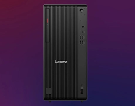 Intelligent Cooling Engine keeps performance steady and noise low on the Lenovo ThinkCentre M90t Gen 6 tower desktop.