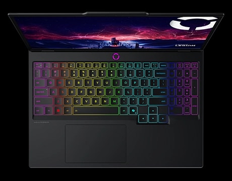 The Legion O power button lets you know the performance mode on the Lenovo Legion 5 Gen 10 laptop.