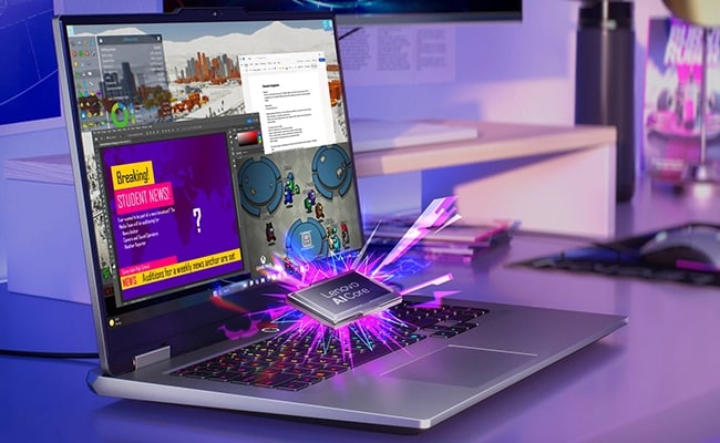 AI Engine+ 會自動調整系統效能，以最佳化遊戲、串流和工作系統在 Lenovo LOQ 17IRX10 上的表現。