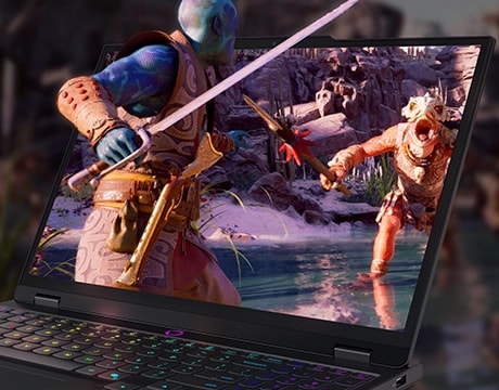 Las imágenes siempre vibrantes ofrecen una calidad muy realista a los juegos en el Lenovo Legion 5 de 10ª generación.