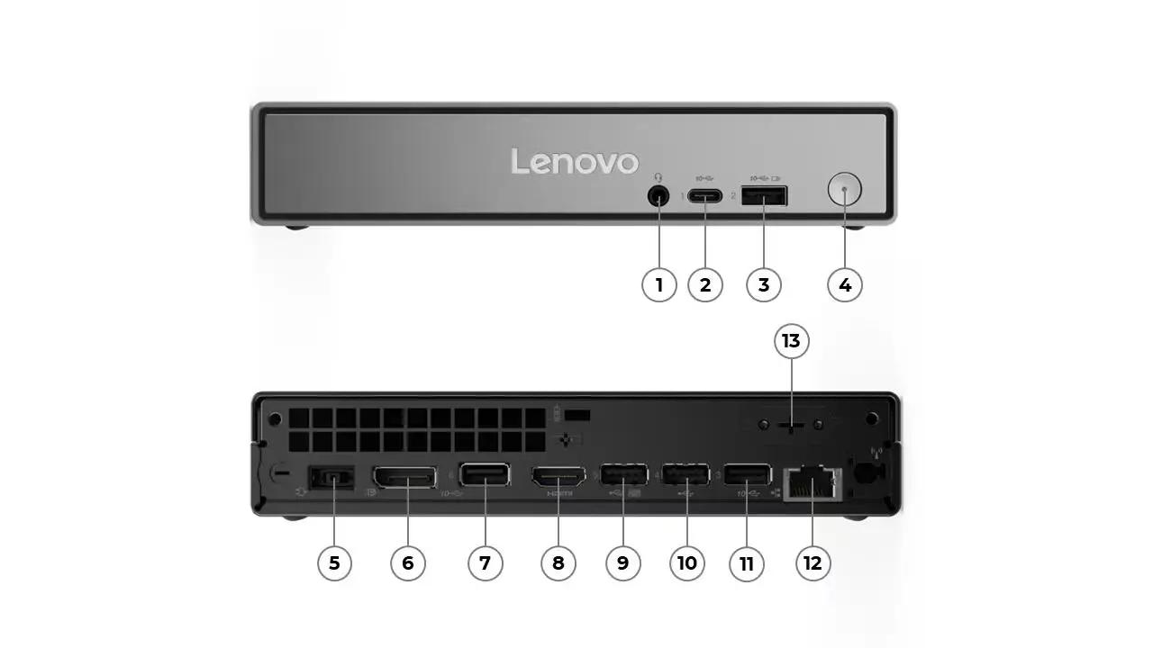 ThinkCentre Neo 50q Gen 5 Tiny I Compact & sleek, performance