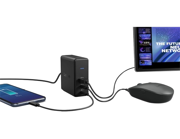 Lenovo GaN-dockingstation voor opladen | 40BD0065EU | Lenovo Nederland