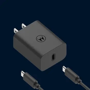 MOTO 30W WALL CHARGER W/ USB-C CABLE 78589766 motorola
