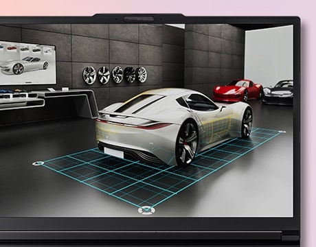 The color-precise display enhanced visual experience on the Lenovo ThinkPad P16 Gen 3 mobile workstation.