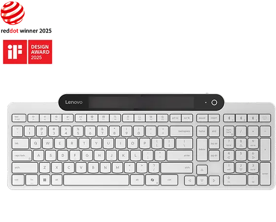 Lenovo 800 Self-Charging Bluetooth Keyboard White | GY41R69584