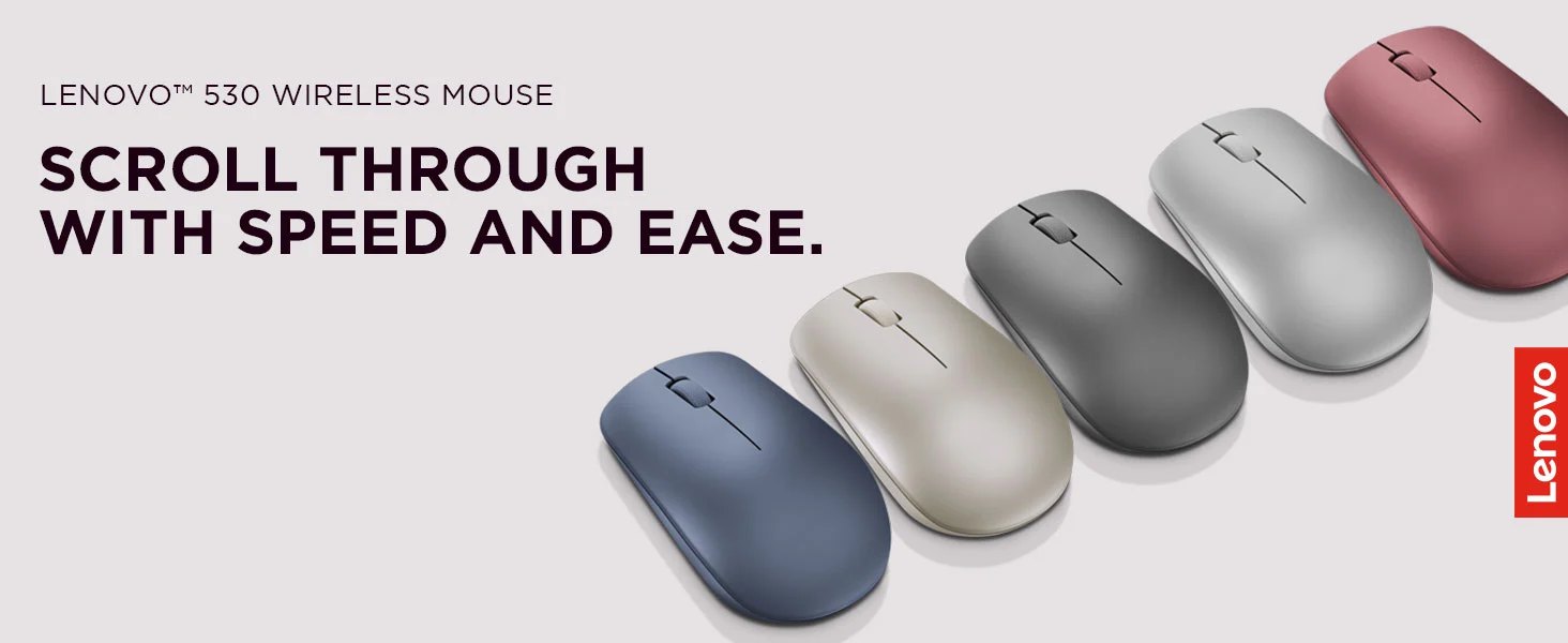 mouse Lenovo 530 Wireless Mouse (Cherry Red) | GY50Z18990 | Lenovo US