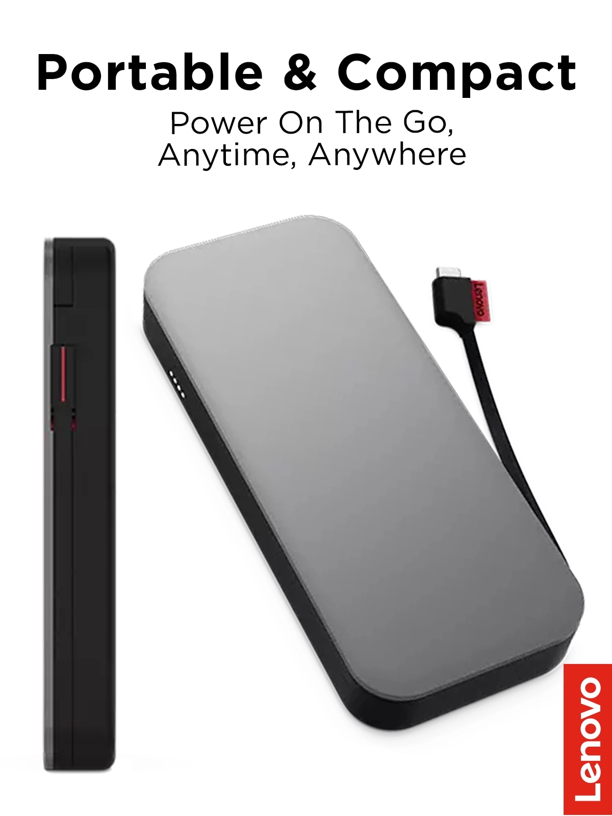 スマホアクセサリー Lenovo USB-C Laptop PowerBank 20000mAh Lenovo Go USB-C Laptop - power bank - Li-pol - 20000 mAh