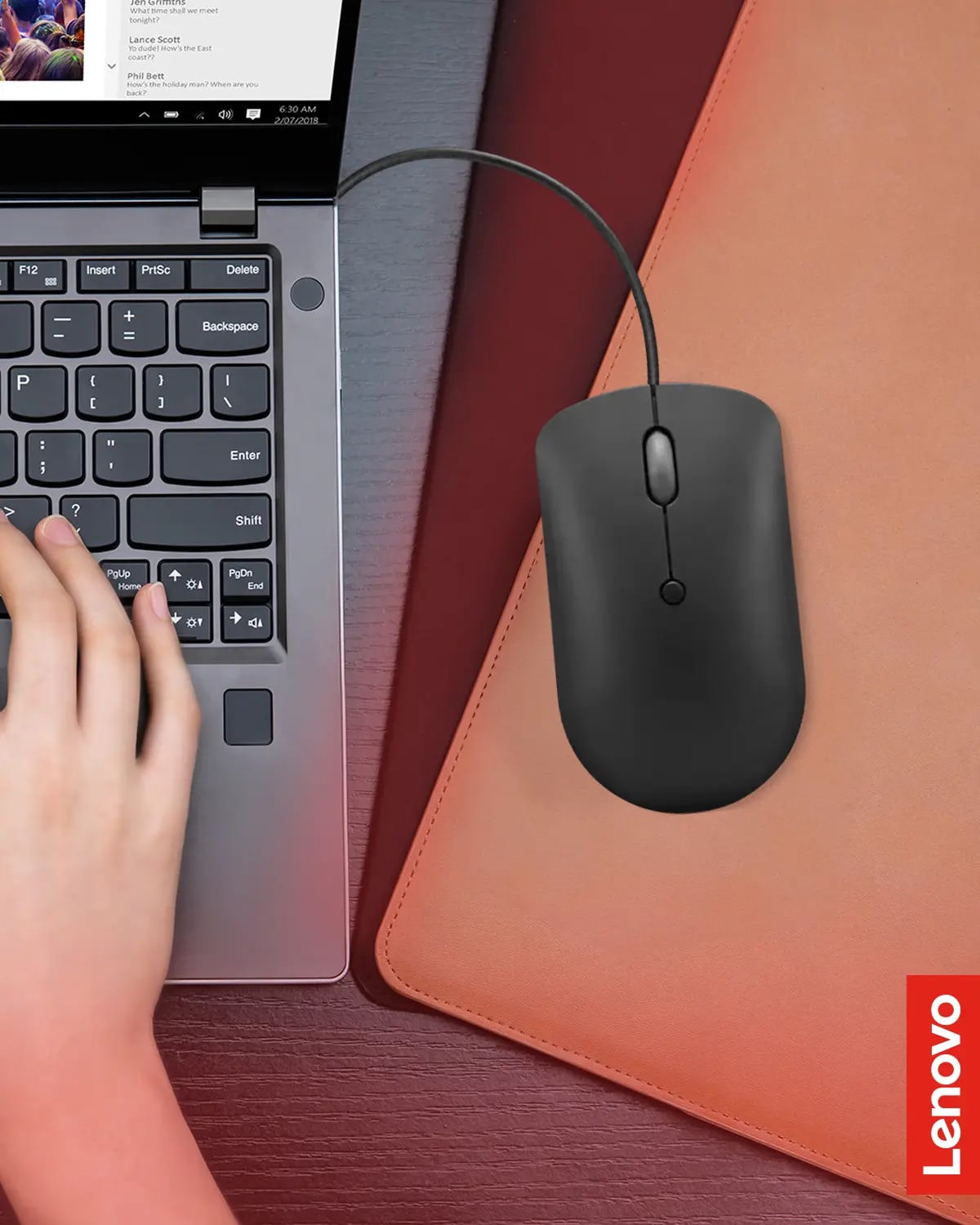 Lenovo 400 USB-C Wired Compact Mouse | GY51D20875 | Lenovo US