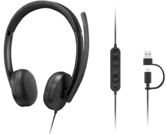 Lenovo Wired VoIP Headset 5000 | 4XD1R88995 | Lenovo US