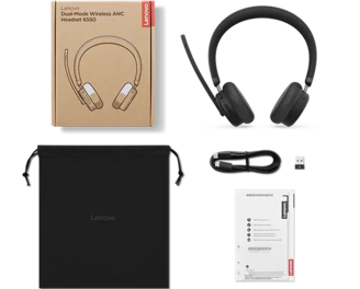Lenovo Dual-Mode ワイヤレス アクティブノイズキャンセリング ヘッド