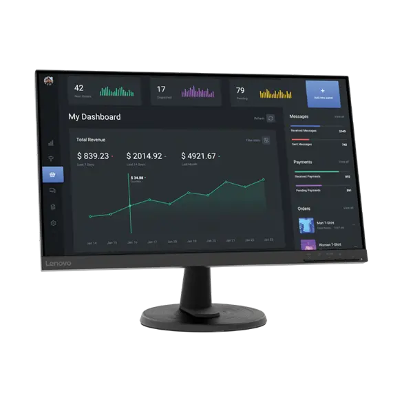 Lenovo C24-40 23.8インチモニター Lenovo C24-40の実機レビュー 約1.3万円のモニターだけど色域が広い