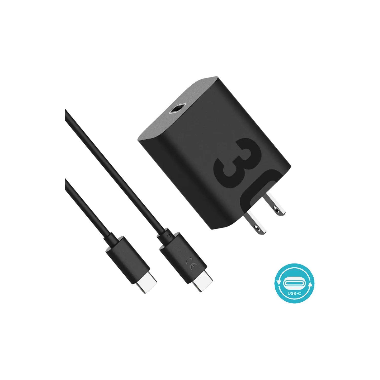 Motorola Caricabatterie Rapido Turbopower Da 20W – Confezione Da 2 Con 2 Cavi USB-C Da 1m, Alimentatore Da Muro Ufficiale - 5