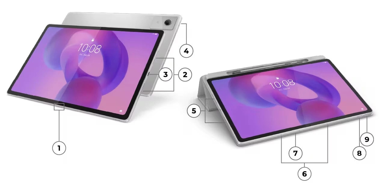 Lenovo Idea Tab Plus★ルナグレー8 GB マルチタッチパネル Idea Tab Plus | 12.1 Inch AI-Enhanced Tablet for Students