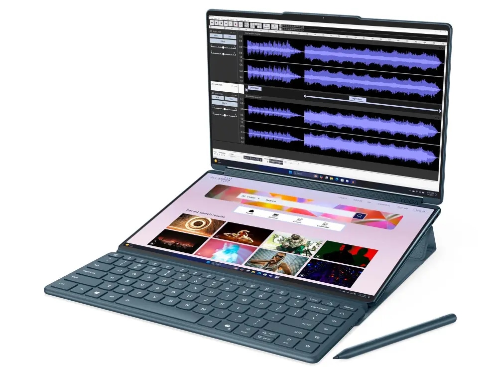 Yoga Book 9i Gen 10 (14" Intel) con Mouse Inalámbrico + Lenovo Yoga Pen + Soporte + Funda