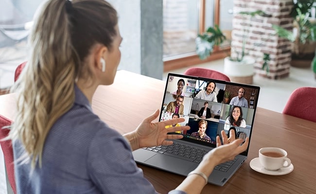 Lenovo ThinkPad X1 Carbon Gen 13 laptop showcasing its slim, lightweight design