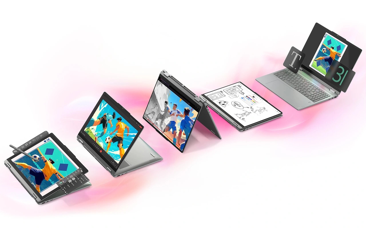 Lenovo Yoga 7i 2-in-1 Aura Edition（16型Intel） | 究極の柔軟性の16