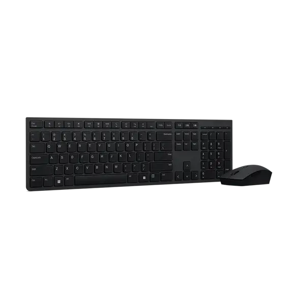 Lenovo 4X31R64350 keyboard Mouse included Home/Office RF Wireless + Bluetooth QWERTY UK English Grey