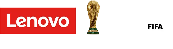 Los logotipos de Lenovo y FIFA World Cup 26.