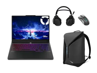 Lenovo Legion Pro 7 16IAX10H U9 64G 1T 11H + Legion GB900 Backpack + Legion M600s Mouse + Legion H410 Wireless Headset Intel® Core™ Ultra 9 290HX Plus Processor (E-core fino a 4,7 GHz P-core fino a 5,5 GHz)/Windows 11 Home 64/1 TB SSD TLC