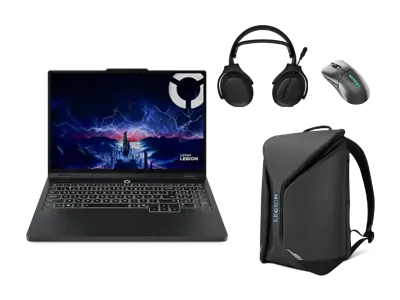 Lenovo Legion Pro 5 16ADR10 R9 32G 1T 11H + Legion GB900 Backpack + Legion M600s Mouse + Legion H410 Wireless Headset Processore AMD Ryzen™ 9 8945HX (2,5 GHz fino a 5,4 GHz)/Windows 11 Home 64/1 TB SSD M.2 2242 PCIe Gen4 TLC