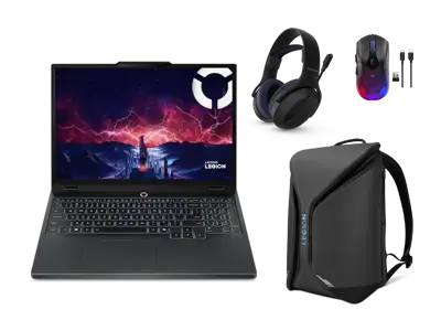 Lenovo Legion 5 15AKP10 AI_R7 16G 512G 11H + Legion GB900 Backpack + Legion M410 Wireless Mouse + Legion H410 Wireless Headset Processore AMD Ryzen™ AI 7 350 (2 GHz fino a 5 GHz)/Windows 11 Home 64/512 GB SSD M.2 2242 PCIe Gen4 TLC