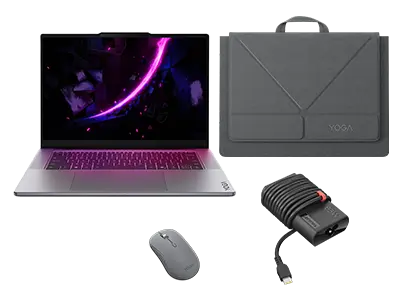 Lenovo Yoga Pro 7 15IPH11 U7 32G 1T 11H + Yoga Tote Sleeve + Yoga Bluetooth Mouse + 65W Adapter (USB-C) Intel® Core™ Ultra 7 356H Processor (E-core fino a 3,5 GHz P-core fino a 4,7 GHz)/Windows 11 Home 64/1 TB SSD M.2 2242 PCIe Gen4 TLC