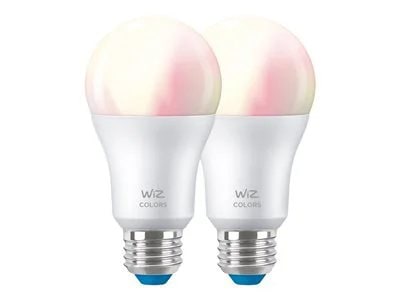 Photos - Other for Mobile WiZ Colors LED Light Bulb 8.8W A19 E26  78232669 (2 pack)