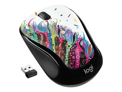 Logitech M325S Wireless Mouse - Celebration Black