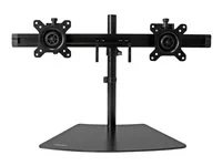 StarTech Horizontal Dual-Monitor Stand - For up to 24 inch Monitors - Black