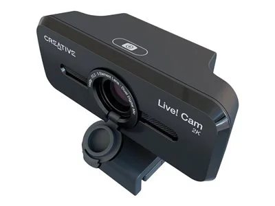 Creative Labs Live! Cam Sync V3 2K QHD Webcam with 4x Digital Zoom - Black